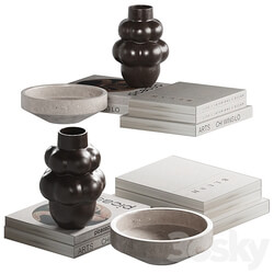 Decorative coffee table set 15 3D Models 