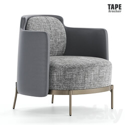 Minotti Tape Armchair 3D Models 