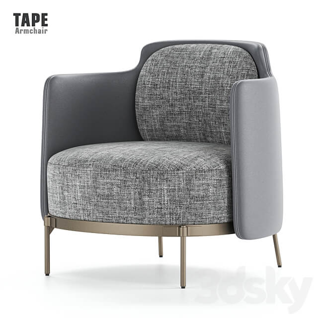 Minotti Tape Armchair 3D Models