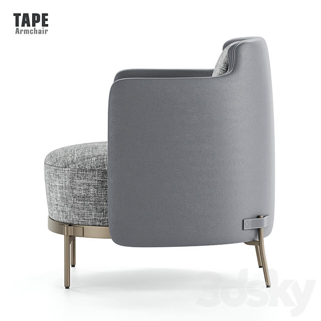 Minotti Tape Armchair 3D Models