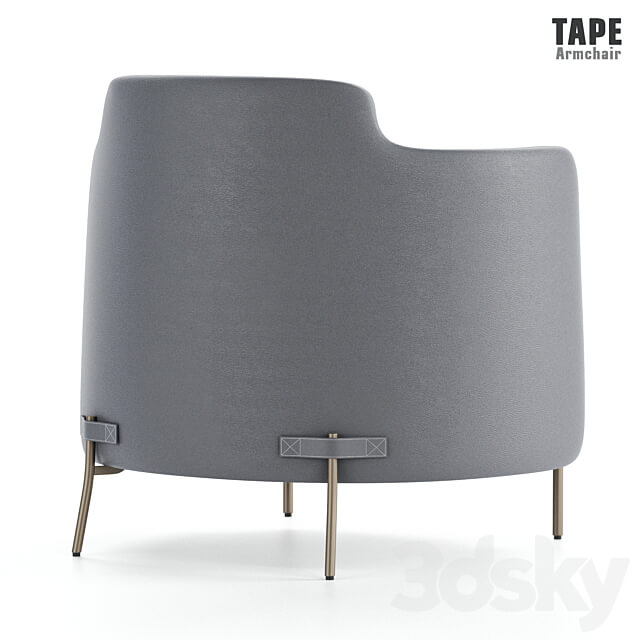 Minotti Tape Armchair 3D Models