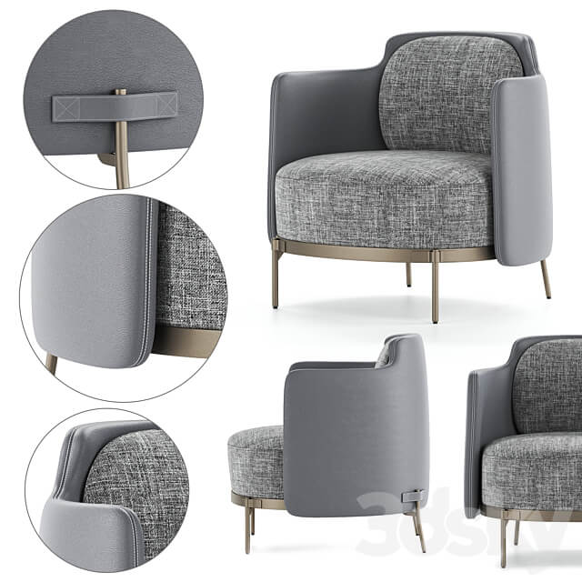 Minotti Tape Armchair 3D Models