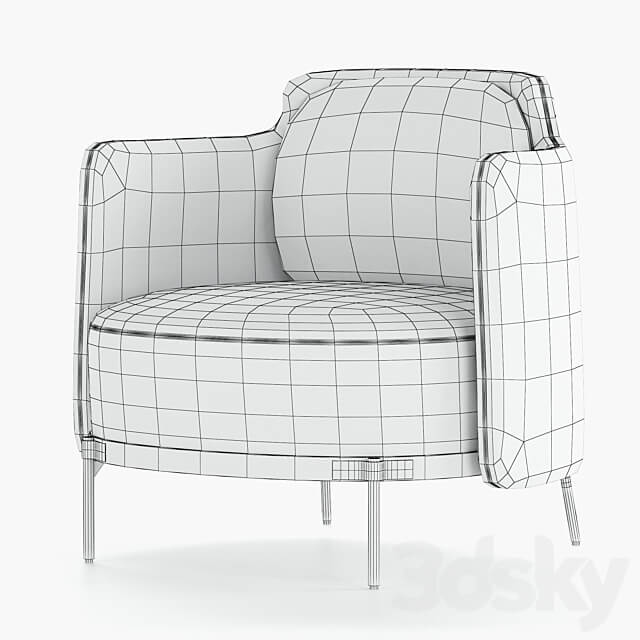 Minotti Tape Armchair 3D Models
