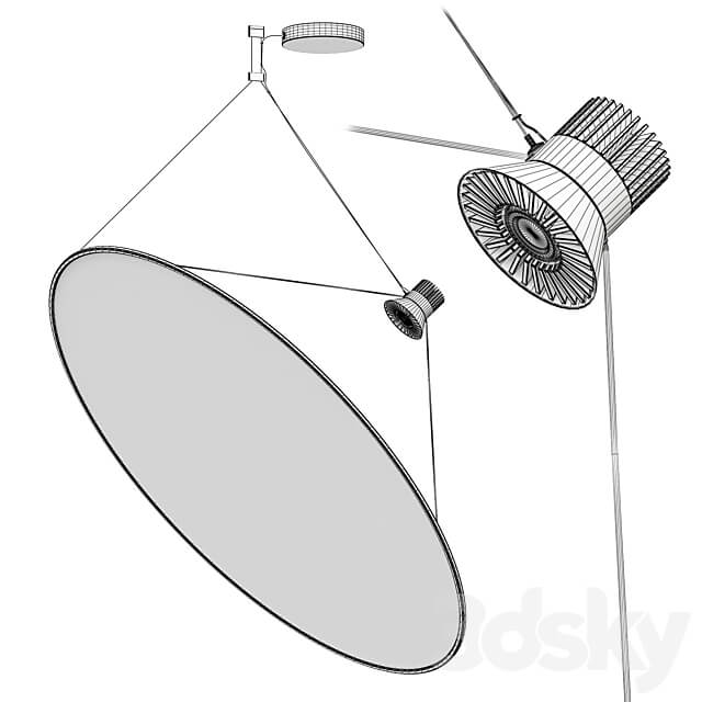 Amisol Luceplan Lamp Pendant light 3D Models