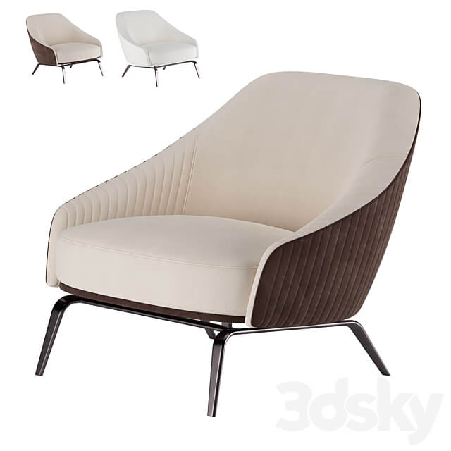 Whitney armchair by Longhi 3D Models
