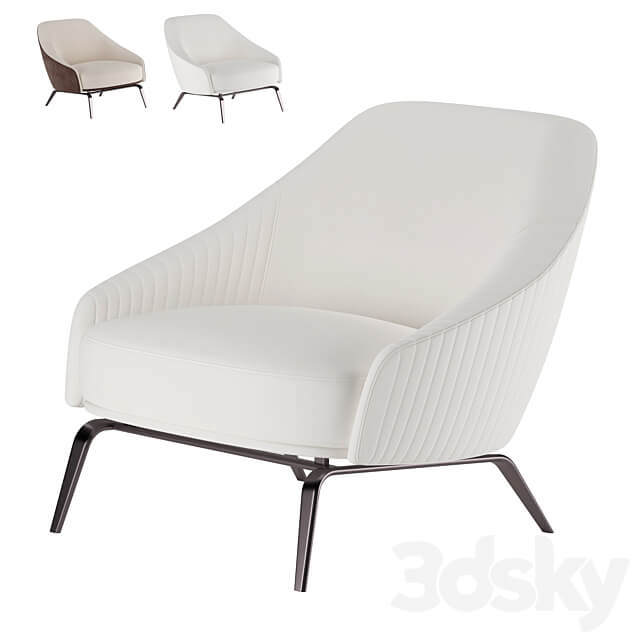 Whitney armchair by Longhi 3D Models