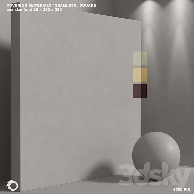 Material seamless concrete plaster set 182 Miscellaneous 3D Models
