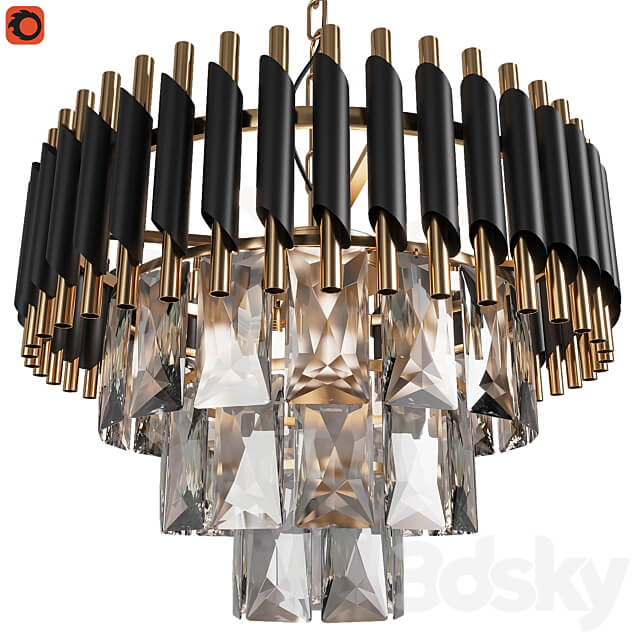 Hanging chandelier Natali Kovaltseva DARIAN Pendant light 3D Models