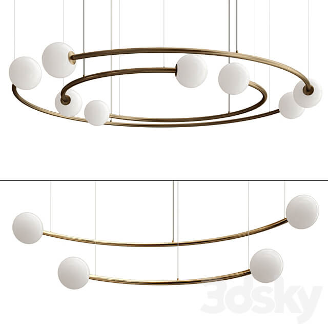 ODDMENTS collection By Volker Haug Studio Pendant light 3D Models