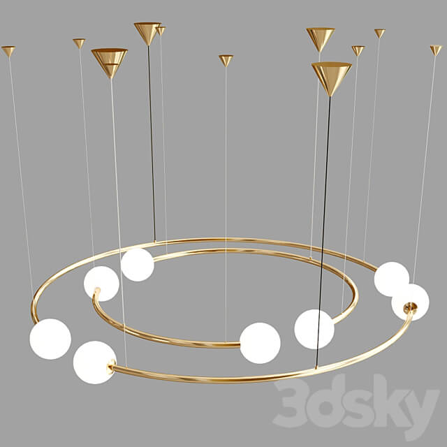ODDMENTS collection By Volker Haug Studio Pendant light 3D Models