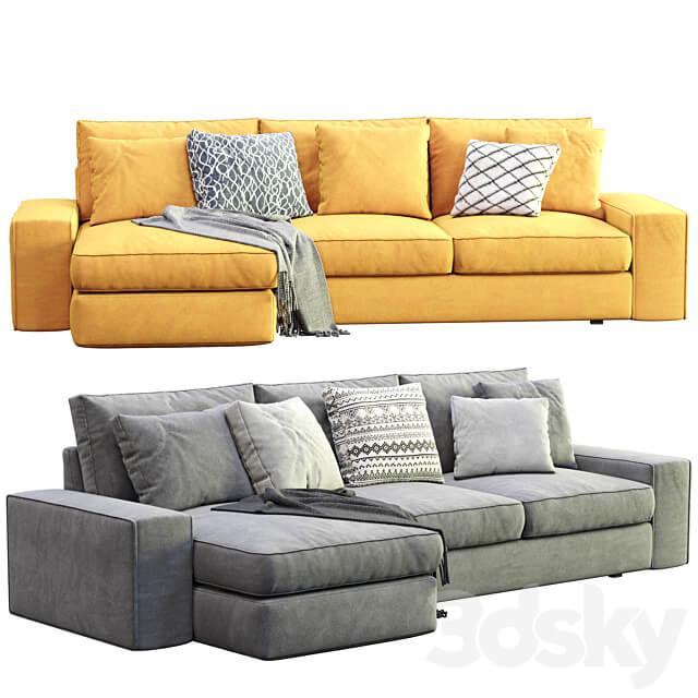 Sofa Kivik By Ikea 3D Models