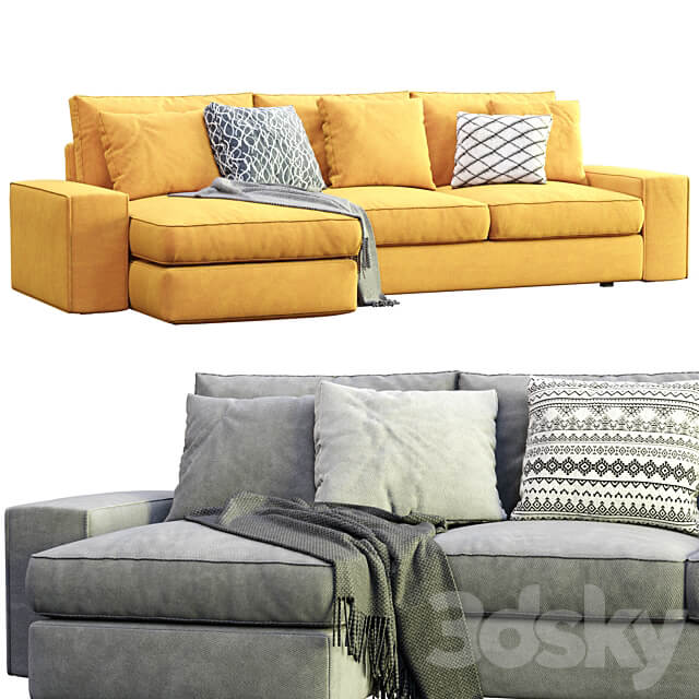 Sofa Kivik By Ikea 3D Models