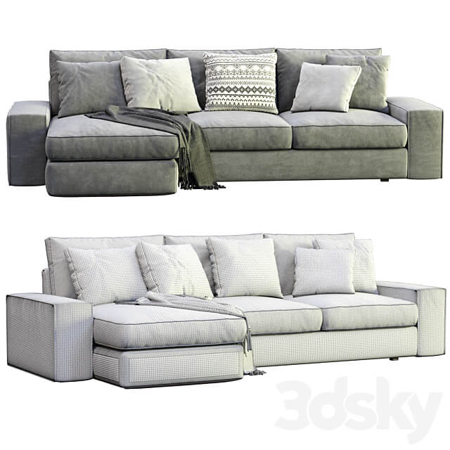 Sofa Kivik By Ikea 3D Models