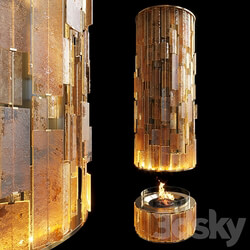 Fireplace Colorice Vargov Design 3D Models 