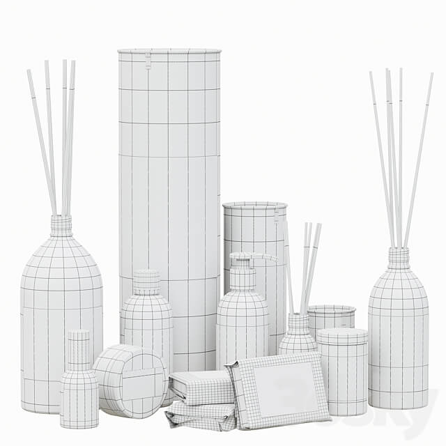 AVE Zielinski Rozen Set 3D Models