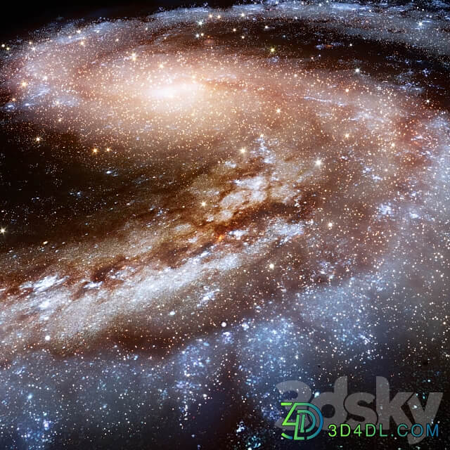 Galaxy NGC 4535 Miscellaneous 3D Models