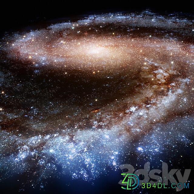 Galaxy NGC 4535 Miscellaneous 3D Models