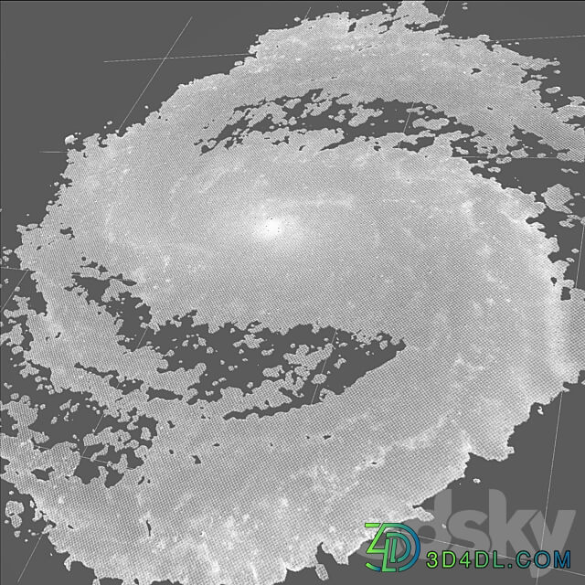 Galaxy NGC 4535 Miscellaneous 3D Models