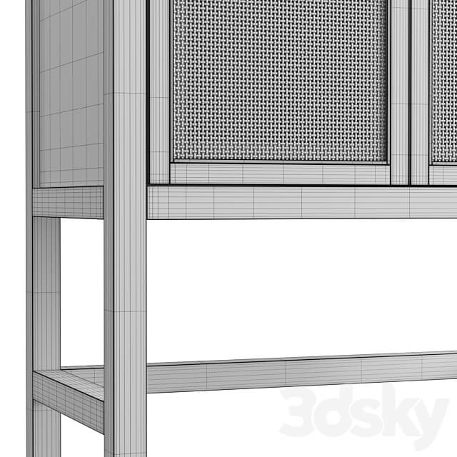 Ivy Storage Cabinet Wardrobe Display cabinets 3D Models