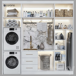 laundry room 02 Bathroom accessories 3D Models 