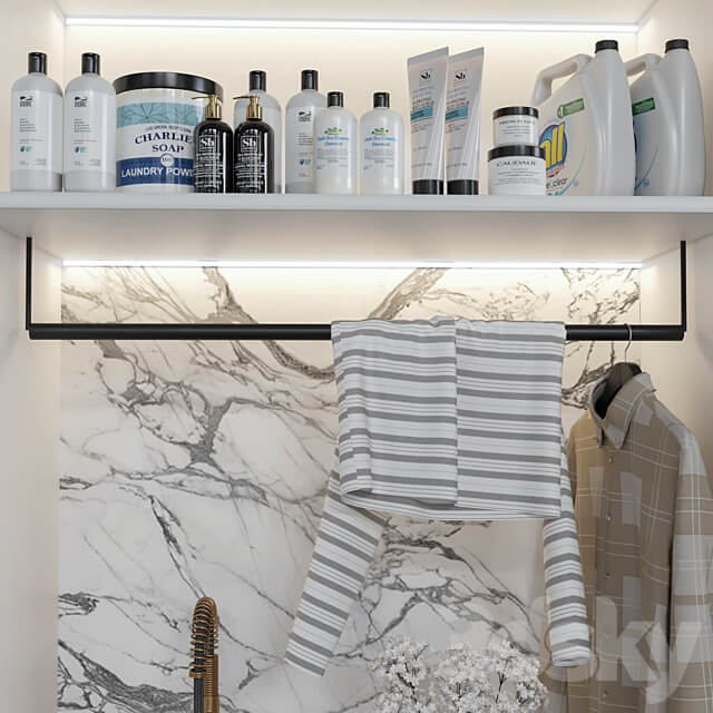 laundry room 02 Bathroom accessories 3D Models