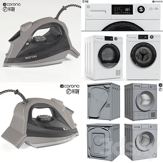 laundry room 02 Bathroom accessories 3D Models