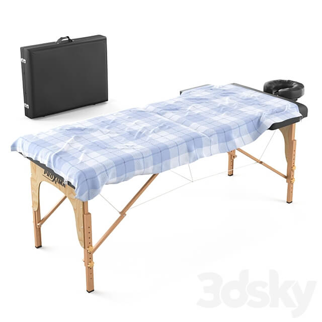 Folding massage table Proxima Parma 70 3D Models