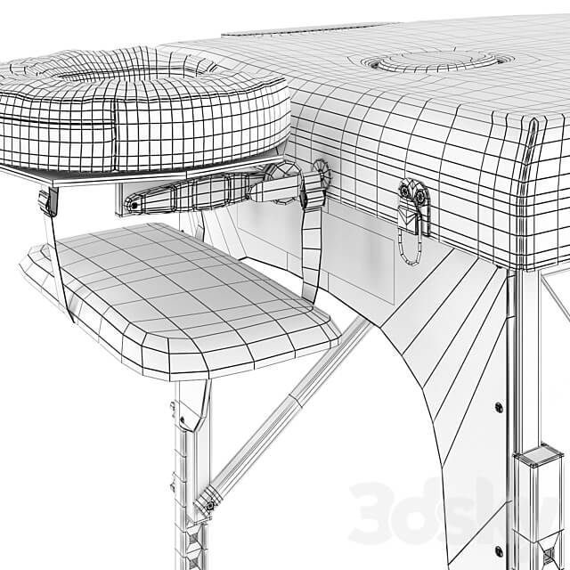 Folding massage table Proxima Parma 70 3D Models