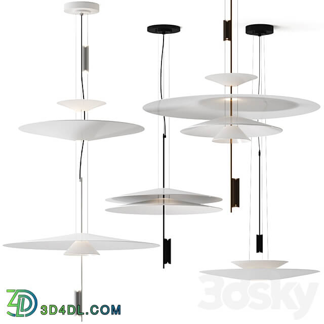 Flamingo Collection by Vibia Pendant light 3D Models