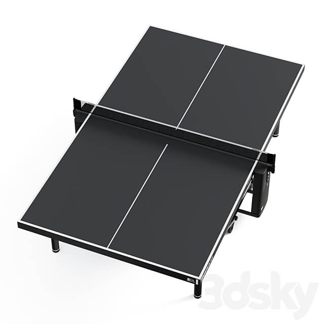 Indoor Sponeta SDL black tennis table 3D Models