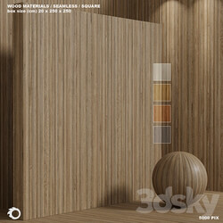 Material wood seamless oak set 130 3D Models 
