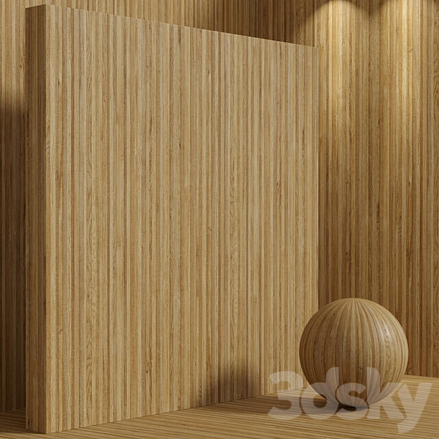 Material wood seamless oak set 130 3D Models