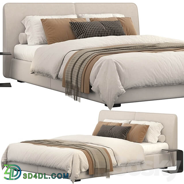 Fluo Markurio bed Bed 3D Models