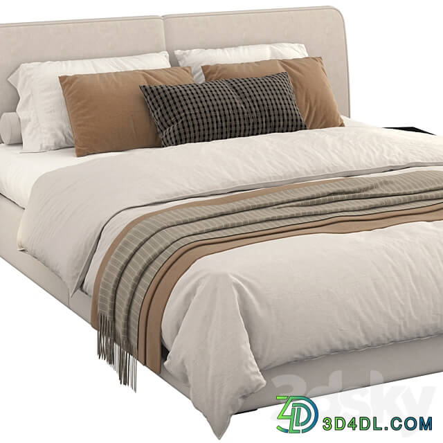 Fluo Markurio bed Bed 3D Models