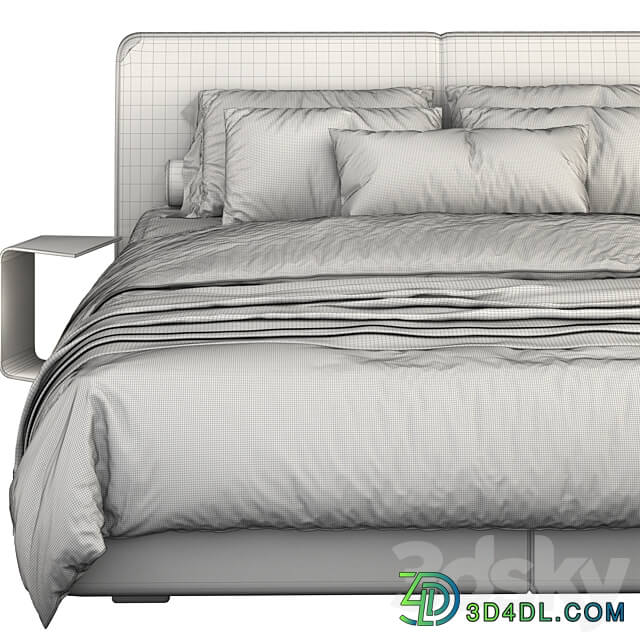 Fluo Markurio bed Bed 3D Models