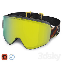 Diva Drama Blenders Ski Goggles 3D Models 