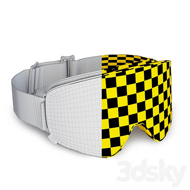 Diva Drama Blenders Ski Goggles 3D Models