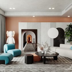 3D Interior Scene File 3dsmax Model Livingroom 420 By Chung Lee 