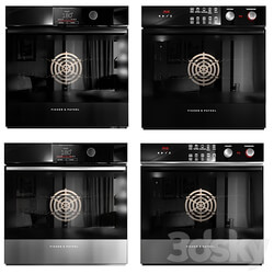 Fisher paykel Kitchen Appliance Set No2 3D Models 