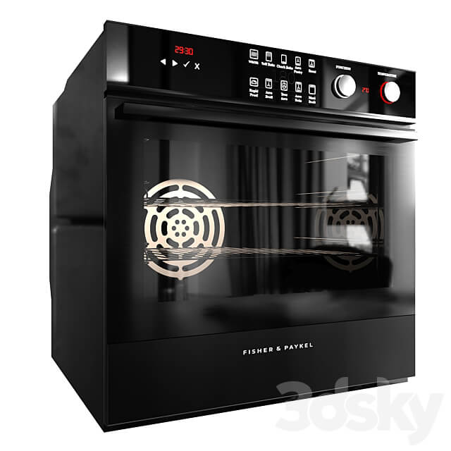 Fisher paykel Kitchen Appliance Set No2 3D Models