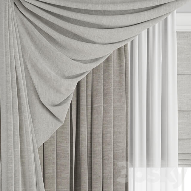 Curtain 506 3D Models