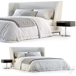 Minotti Reeves Bed No. 3 Bed 3D Models 