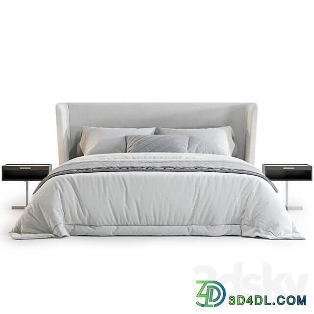 Minotti Reeves Bed No. 3 Bed 3D Models