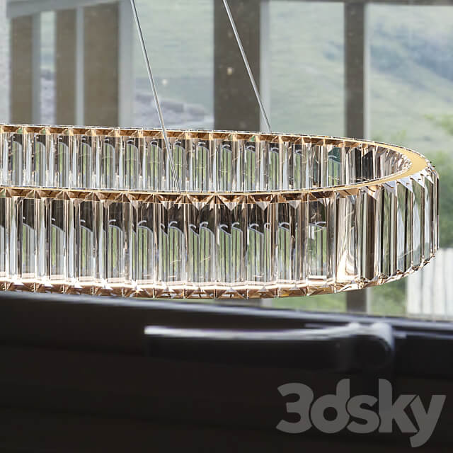 Pendant chandeliers BERTOLDA LONG and LONG C by Lampatron Pendant light 3D Models