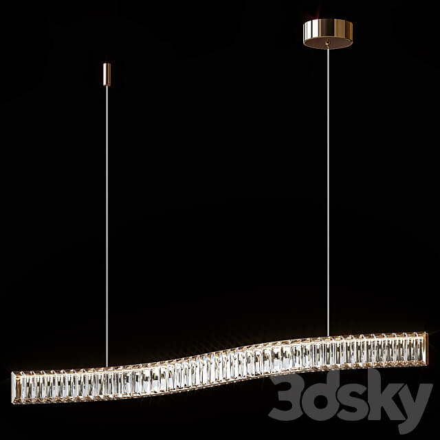 Pendant chandeliers BERTOLDA LONG and LONG C by Lampatron Pendant light 3D Models