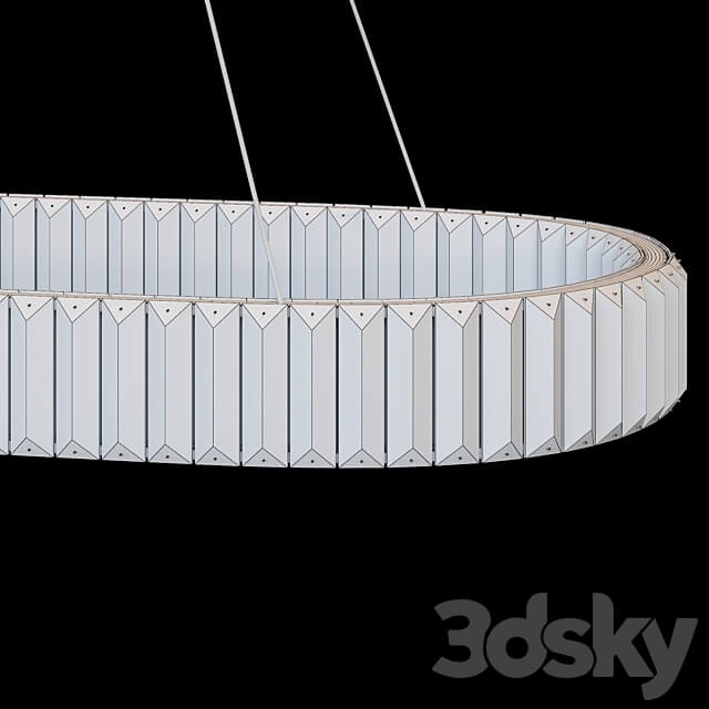 Pendant chandeliers BERTOLDA LONG and LONG C by Lampatron Pendant light 3D Models