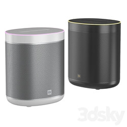 Xiaomi Mi Smart Speaker PBR MR Black and Silver 3D Models 
