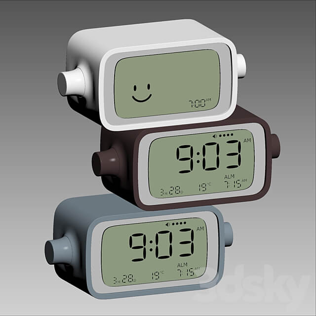 Lexon Dreamtime Alarm Clock Miscellaneous 3D Models