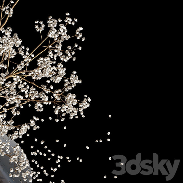 Dry Flowers 2 3D Models
