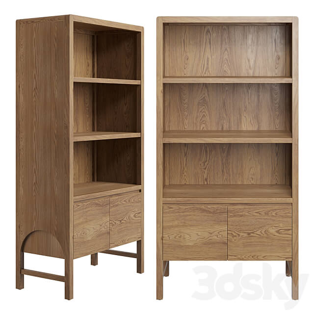 Bookcase Jeanne Wardrobe Display cabinets 3D Models